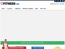 Tablet Screenshot of fitnesstimefl.com